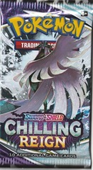 Pokemon SWSH6 Chilling Reign Booster Pack -- Galarian Articuno Pack Art